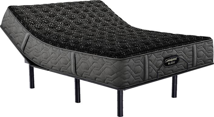 Beautyrest Black Series Three Firm Split King Mattress Set with Head Up Only Base