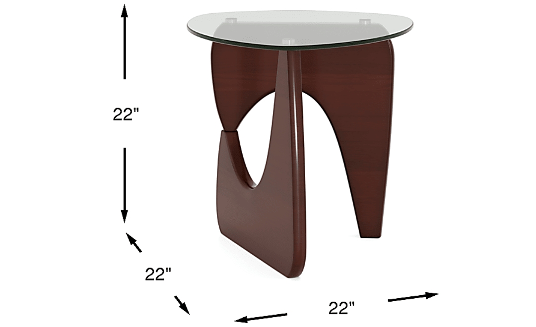 Candela Merlot End Table