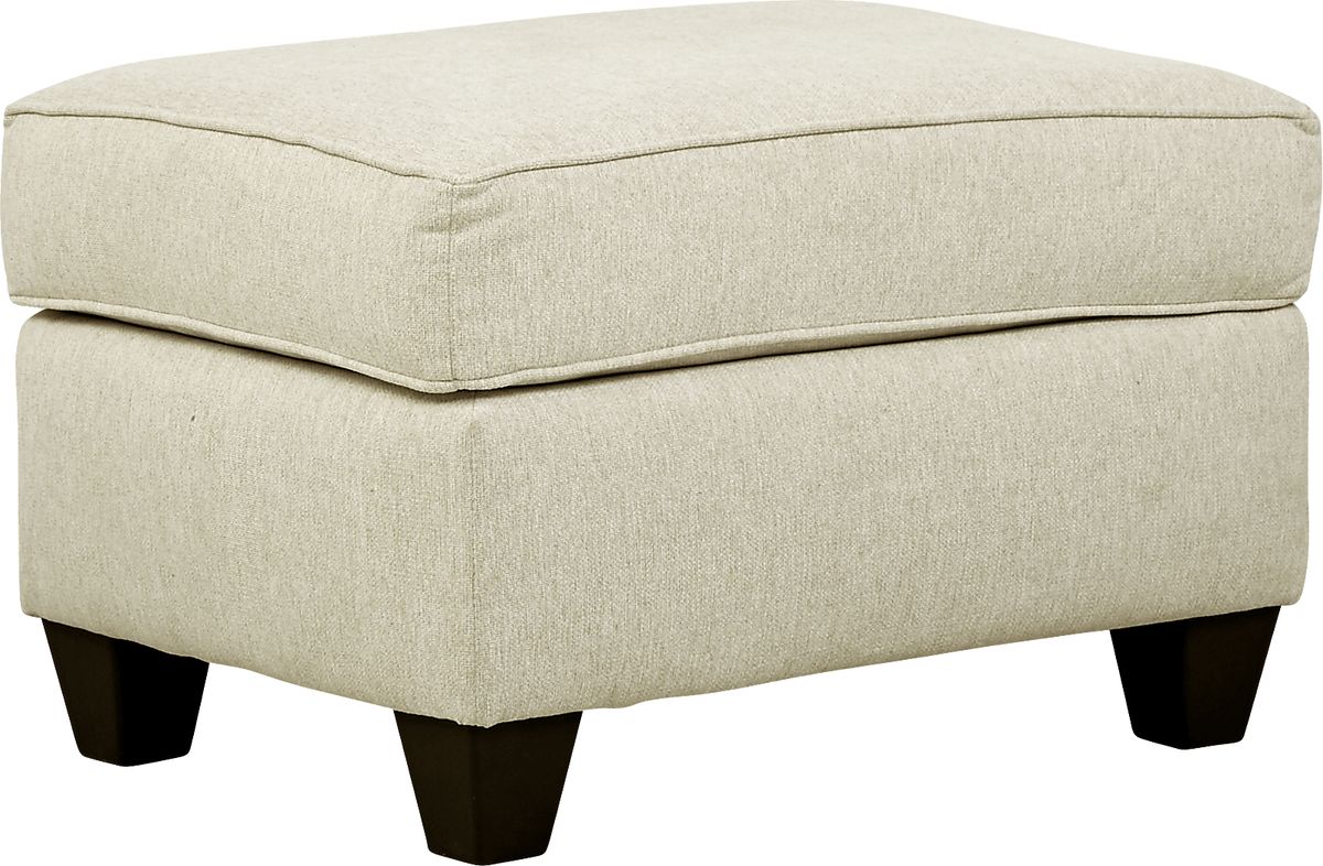 Emsworth 2 Pc Beige Textured Living Room Set With Chair, Ottoman