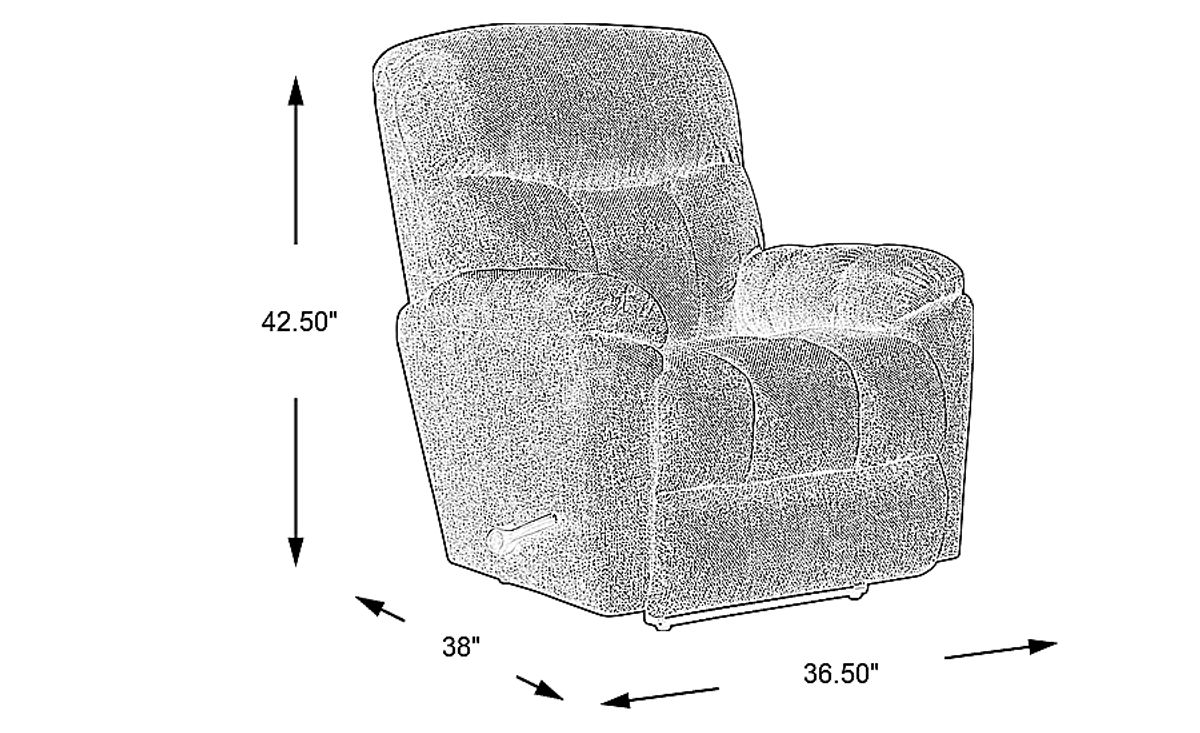 La-Z-Boy Morrison II Brown Polyester Fabric Wall Recliner | Rooms to Go