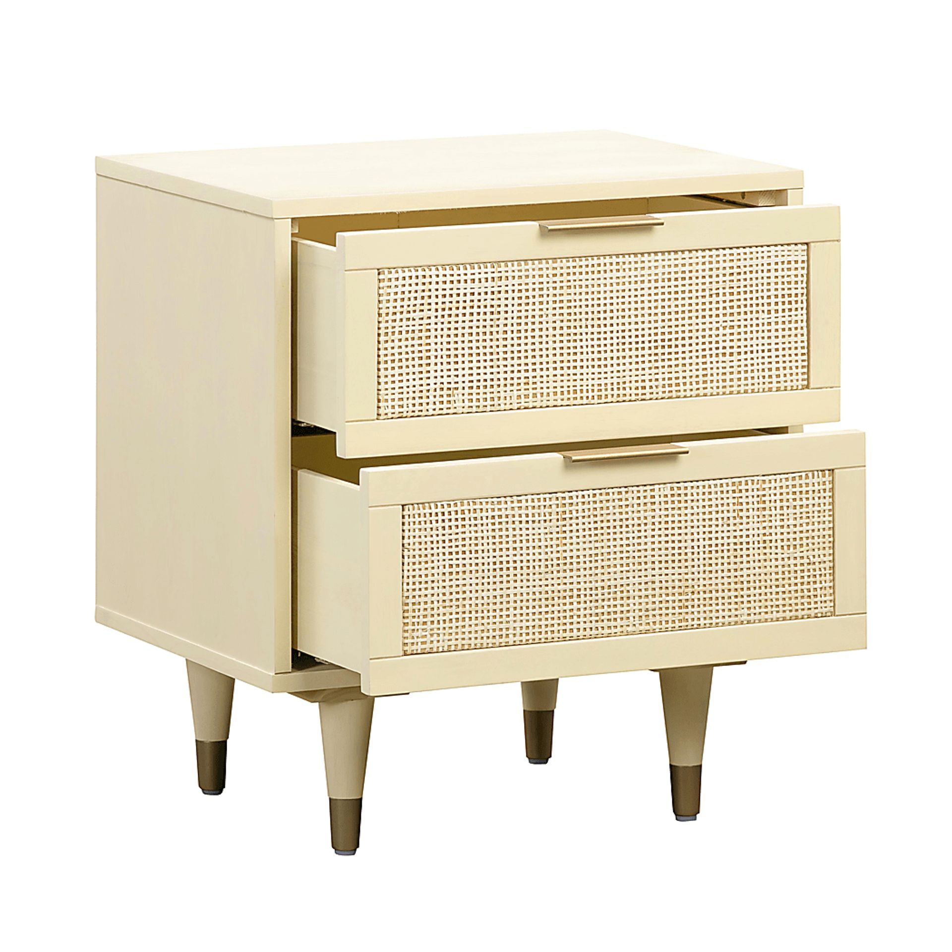Selera Beige Colors,Light Wood,White Nightstand | Rooms to Go