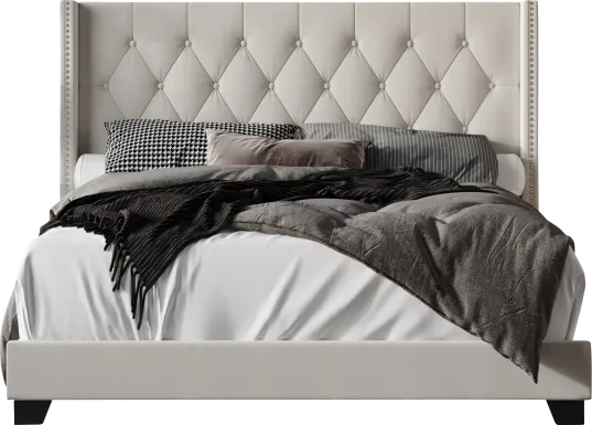 Erdrick Light Gray King Bed